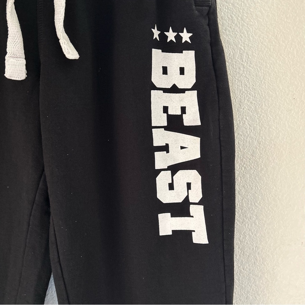 Bewakoof | “Beast” Black Joggers - Picture 3 of 10